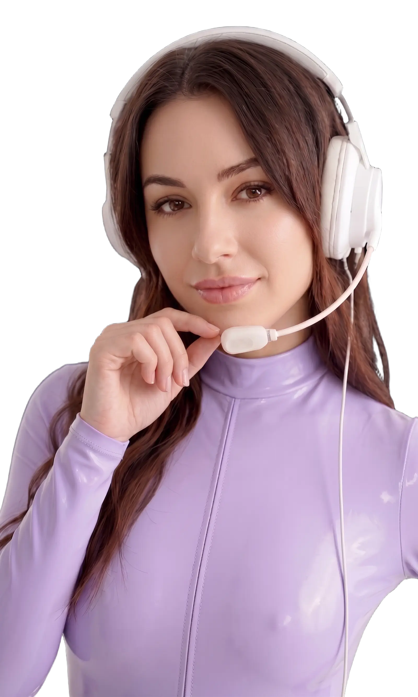 A Push2Pay onboarding manager on a support headset